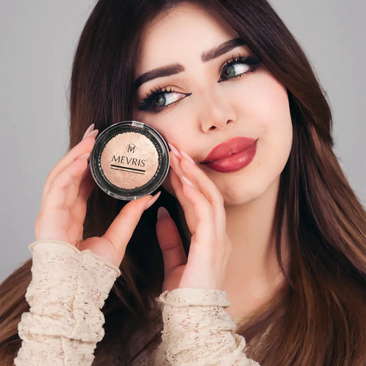 MEVRIS Pro Professional Blush On – Bronze N Bright Baked Powder (Shade ME-03)
