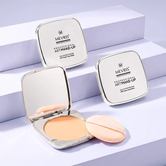 MEVRIS Silk Cover Powder – 24H Super Stay Matte - Rosy Skin