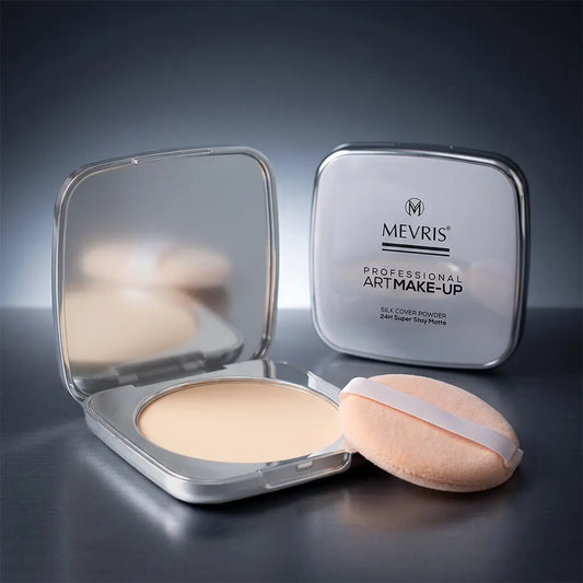 MEVRIS Silk Cover Powder – 24H Super Stay Matte - Light Tan