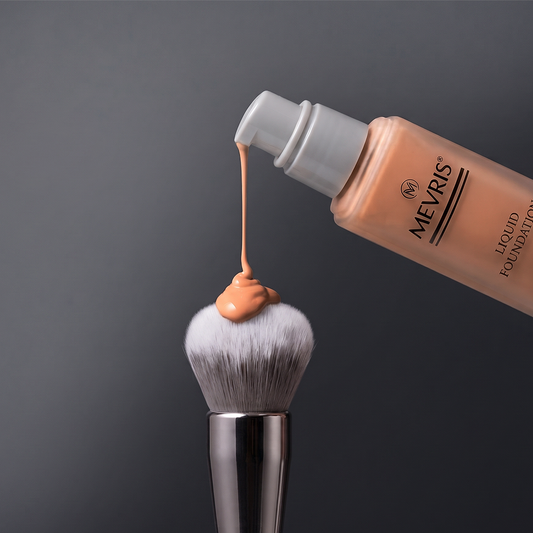 Mevris Liquid Foundation – High Coverage & Natural Finish (Shade 03)