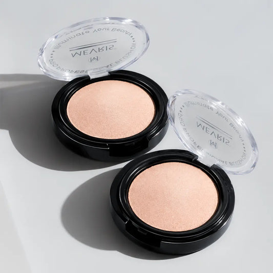 MEVRIS Pro Professional Blush On – Bronze N Bright Baked Powder (Shade ME-03)