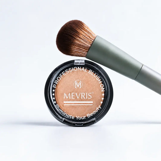 MEVRIS Pro Professional Blush On – Bronze N Bright Baked Powder (Shade ME-02)