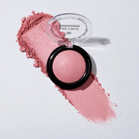 MEVRIS Pro Professional Blush On – Bronze N Bright Baked Powder (Shade ME-01)