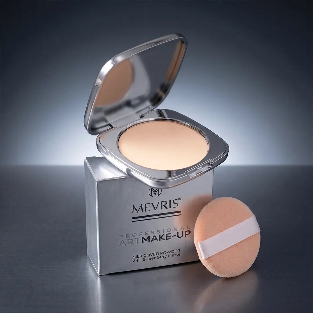MEVRIS Silk Cover Powder – 24H Super Stay Matte - Light Tan